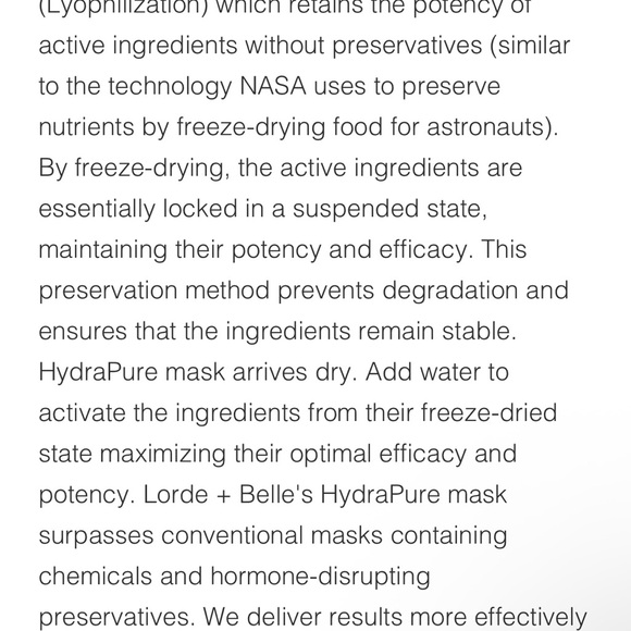 White Skincare Mask for Radiant Skin - Picture 5 of 6